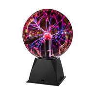 I-TOTAL® - Lampada al Plasma Magica Lampada Plasma Sensibile al Tocco e al Suono Luce Novità Luci Notturne per Decorazione/Bambini/Camera da Letto (6")