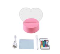 Lampada Lavagna Luminosa FOLLOW YOUR HEART - Total Juggling cod XL2330H