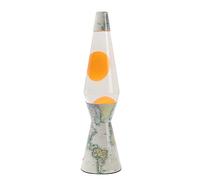 I-TOTAL® - Lampada Lava, effetto bolle, lava lamp colorata (Old Map)