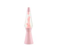 I-TOTAL® - Lampada Lava, effetto bolle, lava lamp colorata (Rosa pastel)