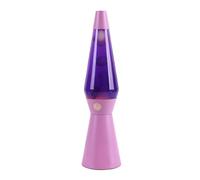 I-TOTAL® - Lampada Lava, effetto bolle, lava lamp colorata (Viola)