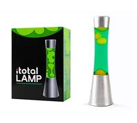 I-TOTAL® Lampada a lava Magma - 40 cm - Verde/Gialla