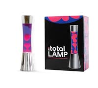 lampada Lava magma Lamp original Lava red and blue base silver xl1772 - 40cm