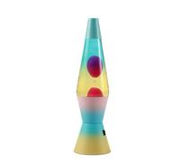 I-TOTAL® - Lampada Lava LED - Design Moderno con Effetto Bolle Fluide, Basso Consumo, Luce LED Integrata, 37 cm (MACARON)