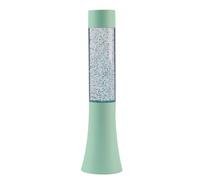 I-TOTAL® - Lampada Lava LED piccola, effetto Glitter cambia colore, lava lamp colorata (Verde Pastello) - 33,5 cm