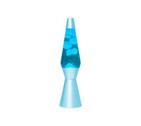 I-TOTAL® - Lampada Lava, effetto bolle, lava lamp colorata (Blu)