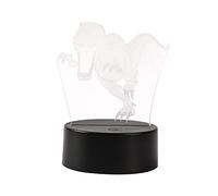 I-TOTAL ®- Lampada LED 3D con base touch e telecomando cambia colore LED tech gadget (GIGANTOSAURUS)