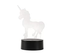 I-TOTAL ®- Lampada LED 3D con base touch e telecomando cambia colore LED tech gadget (UNICORNO)