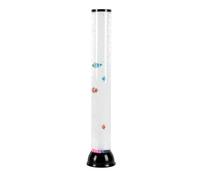 I-TOTAL® - Lampada LED con pesci a forma cilindro, cambiacolore rotonda 80 cm