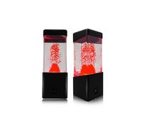 I-TOTAL® - Lampada led Volcano rossa squadrata 23 cm