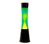 I-TOTAL® - Lava lamp Magma / 40 CM (nera verde/gialla)