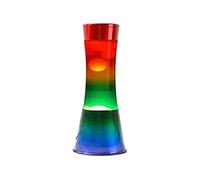 I-TOTAL Lava Lamp Magma, Rainbow, 10 x 10 x 40 cm