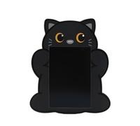 I-TOTAL - Lavagna Magica con Animaletto Simpatico - Penna Inclusa, Cancellazione Facile con un Click sul Naso - Perfetta per Disegni, Scarabocchi e Apprendimento (BLACK CAT)