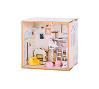I-TOTAL ® - Mini House DIY 3D-bouwpakket, miniatuur huis om te bouwen (84 stuks)