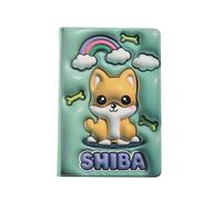 I-TOTAL® - Notebook A5 pagine bianche con copertina 3D, squishy 196 facciate (SHIBA)
