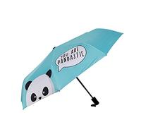 I-TOTAL® - Ombrello con apertura automatica/retraibile con custodia/alta qualità/per una persona (PANDA)