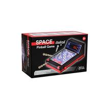I-TOTAL® - Pinball Space Galaxy Game Flipper Spazio e Macchine Gioco per Bambini e Adulti Display Vintage Retrò, 25 x 16 x11 cm