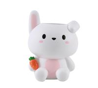 I-TOTAL - Portatutto 3D - Organizer da Scrivania in Stile Kawaii per Penne e Accessori, Idea Regalo (BUNNY)