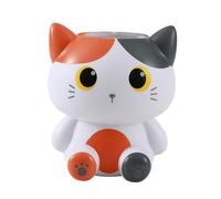 I-TOTAL - Portatutto 3D - Organizer da Scrivania in Stile Kawaii per Penne e Accessori, Idea Regalo (ORANGE CAT)