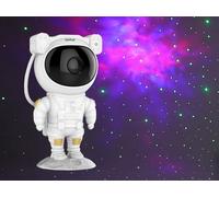 I-TOTAL® - Proiettore a LED effetto cielo stellato, lampada proiettore modello Astronauta, per decorazione ambienti, lampada notturna per bambini, adulti, feste a casa, con cavo