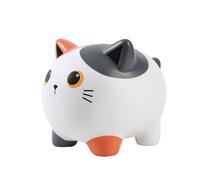 I-TOTAL® - Salvadanaio Divertente Decorativo/Portamonete in Plastica - Idea Regalo (ORANGE CAT)