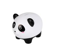 I-TOTAL® - Salvadanaio divertente decorativo/Portamonete in plastica (PANDA)