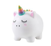 I-TOTAL® - Salvadanaio divertente decorativo/Portamonete in plastica UNICORN