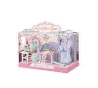 I-TOTAL® - Shop in a Box Kit Creativo Fai da Te Miniatura 3D Costruisci e Colleziona Negozi Stile Pastello, Modellino con Dettagli Decorativi - Idea Regalo (MINI WORLD) (LITTLE BUNNY TAILOR)