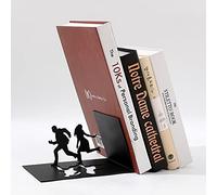 itotal Supporto per libri ESCAPE in metallo - fermalibri per scaffale/tavolo, simpatico