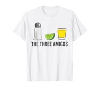 I Tre Amigos Cinco De Mayo Tequila Sale E Lime Maglietta