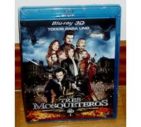 I Tre Moschettieri Blu-Ray 3D Nuovo Sigillato Avventure Azione (Mai Aperto) R2