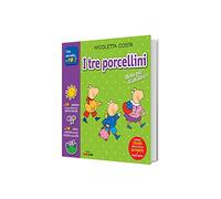I Tre Porcellini-All’interno del libro sono contenuti: 6 pagine di Sticker da Parete 1 poster siliconato con una doppia ambientazione per inventarsi tante storie e decorare le pareti della cameretta.