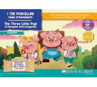 I tre porcellini. Fiaba stravagante. Storia kamishibai. Ediz. italiana e inglese. Con QR code per traduzioni (FR/DE/ES) e materiali didattici stampabili. Con burattini da ritagliare. Con flashcards