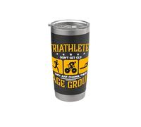 I triatleti non ottengono la vecchia gara Triathlon Atleta Triathlon Bicchiere termico in acciaio inox doppia parete