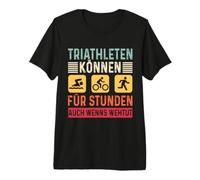 I triatleti Possono Anche Essere utilizzati per Ore Quando Triathlon Maglietta Premium