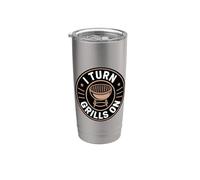 I Turn Grills On Bicchiere termico in acciaio inox doppia parete