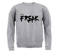 I Un Mostro - Bambini Felpa con Cappuccio/Maglione - Freaky Slogan Divertente