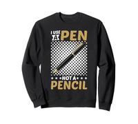 I Use A Pen Not A Pencil Fiducia di parole crociate Felpa