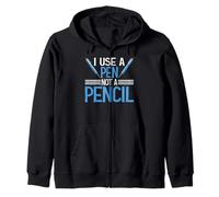 I Use A Pen Not A Pencil Fiducia di parole crociate - Felpa con Cappuccio