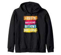 I Used To Have Dreams Now I Have Memes Funny Internet Humor Felpa con Cappuccio