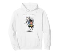I Used to Remember Things... Funny PC Inept Cat Retro Felpa con Cappuccio