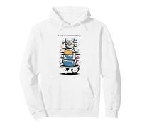 I Used to Remember Things... Funny PC Inept Cat Retro Felpa con Cappuccio