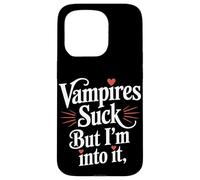 I vampiri succhiano ma sono dentro di esso Halloween Custodia per iPhone 15 Pro