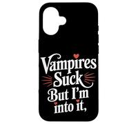 I vampiri succhiano ma sono dentro di esso Halloween Custodia per iPhone 16