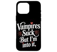 I vampiri succhiano ma sono dentro di esso Halloween Custodia per iPhone 16 Pro Max