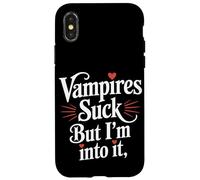 I vampiri succhiano ma sono dentro di esso Halloween Custodia per iPhone X/XS