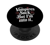 I vampiri succhiano ma sono dentro di esso Halloween PopSockets PopGrip Adesivo