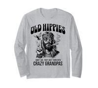 I Vecchi Hippy Non muoiono, Si trasformano in Nonni pazzi Maglia a Manica