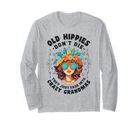 I Vecchi Hippy Non muoiono, svaniscono nelle Nonne pazze Maglia a Manica