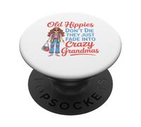 I vecchi hippy non si dissolvono solo in nonne pazze PopSockets PopGrip Adesivo